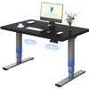 FLEXISPOT Scrivania Regolabile in Altezza Elettrica a 3 Sezioni con 2 Motori, 120×60 cm Piano Unico da 25 mm Certificato FSC, Controller a 4 Memorie, per Casa e Ufficio