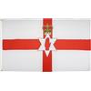 AZ FLAG Bandiera Irlanda del Nord 90x60 cm Poliestere 100D 2 Occhielli | Uso interno ed esterno bandiera decorativa irlandese Northern Ireland doppie cuciture e bordi rinforzati