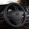 TOEECY Coprivolante Sportivo Romboidale Antiscivolo Premium Universale Cucitura Decorativa Protezione Volante Auto