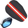 Esshogo 2 pezzi Parapioggia Specchietti, Copripioggia per Specchietto Retrovisore Auto, Sopracciglia in fibra di carbonio, Specchio Rain Visor Smoke Guard, Copertura fumo specchietto auto laterali
