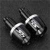 NGYXS Cursore del peso Per Honda SH125 SH125i SH 125 125i 2014-2024 2023 2022 2021 2020 Manopole Manubrio Moto Terminali Tappo Contrappeso Scorrevole(Silver)