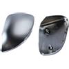 WEIFANAA tappi per specchietto retrovisore Per Golf 8 Per VIII MK8 Per GTI Per GTD Per GTE R Laterali Argento Satinato 2 Pezzi Coprispecchietti Laterali Cromati Opachi CALOTTA SPECCHIO(No blind spot holes)