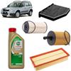 OP Kit tagliando 4 filtri + 5L olio Edge 5W30 LL per Skoda Yeti 2.0 TDI 2009+