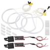Akozon Angel Eyes Halo Anelli Luce Ad Alta Luminosità CCFL Angel Eyes Car Light Halo Ring Lamps For Car Fit For E46