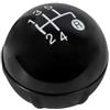 Generico Pomello leva cambio per FIAT 500 dal 2007 al 2015 5 marce nero 146g FP22504 55344092