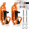 Udbrud 2 pezzi Universal Roof Bar, Roof Bar Shovel Holder con 4 viti e 4 dadi, Wall Mount Accessories Truck Boat Holder, Kit di Montaggio a Morsetto per Camion
