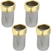 eMagTech 4 cestini filtro iniettore compatibili con 0261500037 0261500039 06F906036F compatibili con BWA compatibile con motori AXX