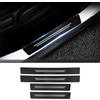 XIAOLINGBAIHUO 4 Pezzi Battitacco Auto per DR EVO5, Fibra di Carbonio Protezione Portiere Auto Protezione Antigraffio per Pedale Accessori Auto
