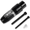 XICHENMU Paracolpo Scarico Moto CNC Per NINJA400 Z400 Z125 Z250 Z300 Accessori Per Moto: Scarichi, Tamponi Paratelaio, Protezioni Anticaduta(Grey Z400)