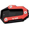 WYXF5364SH Moto Piastra pedane Per Multistrada V4S V4 V2 V2S 2022-2024 2025 Moto Piede Cavalletto Laterale Ingrandire Cavalletto Pad Piastra di Estensione Accessori