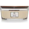 WoodWick Candela profumata Ellispe con stoppino crepitante | Vanilla Bean | Durata della fragranza: fino a 50 ore