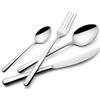 Lagostina Ambra, Set Posate per 6 Persone con 6 Forchette Tavola, 6 Coltelli Bistecca, 6 Cucchiai Tavola, 6 Cucchiaini Caffè, Set Posate in Acciaio Inox 18/10 con Finitura Lucida a Specchio