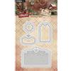 Fustelle metalliche Cottage Christmas Etichette