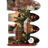 Cottage Christmas A5 Gift Box Paper Pad House Box