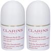 Clarins Trattamento Deodorante Roll-On 2x50 ml Crema