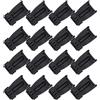 DIYEAH 24 Pezzi Fibbia per Zaino in Pom Sistema di Fissaggio Rapido e Compatibilità, Clip Nera per Attrezzatura Trekking e Accessori Outdoor