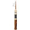 NexRen Canna da pesca telescopica in fibra di carbonio UL Power con manico in legno per ruscelli di trote, kit da viaggio pieghevole da 1,5 m (bobina fissa ad A da 1,68 m)