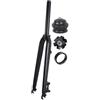 BSFHQS 700C Forcella Rigida Per Bici Da Strada + Cuffia, Freno A Disco 9*100MM QR