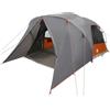 GFMGUEMV Tenda a cupola per 4 persone, 455 x 252 x 178 cm, in taffetà impermeabile, con copertura antipioggia rimovibile, porta con cerniera e finestra di ventilazione, per campeggio