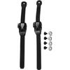 GALPADA Accessori per Pattini a Rotelle Fibbia Regolabile in TPR e PVC, Design Rapido per Estendere la Durata, Adatti a Pattini Inline Ghiaccio, 1 Paio Nero