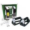 GREEN HILL Maniglie Per Flessioni Green Hill Push Up Bar Per Potenziamento Muscolare (Grigio/nero)