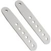 UP100 Cinghie per snowboard da 14 cm, colore bianco e nero, per sistema di attacco snowboard (bianco)
