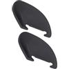 SHINEOFI 2 Pezzi Pinna Pagaia in Plastica Nera per Tavola da Surf, Pinna Rimovibile Funzione di Stabilizzatore e Maggiore Controllo, per Stand Up Paddle