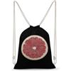 FWJZDSP Zaino con coulisse a forma di fetta di pompelmo, borsa a tracolla da viaggio, sportiva, da palestra, unisex