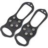 WVYHLAMRC 5 denti Pinza da ghiaccio for scarpe Donna Uomo Ramponi Pinza da ghiaccio Spike Grips Tacchetti for borchie da neve Antiscivolo Arrampicata Escursionismo Coperture