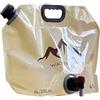 Generic Contenitore d'acqua da campeggio - Borsa 'acqua per escursionismo, caraffa pieghevole di grande capacità | Serbatoio portatile per bevande, borsa per acqua da 8 litri con rubinetto per esterni,