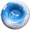 Generic Slittino gonfiabile per adulti con manici, giocattolo da neve ad alte prestazioni per attività invernali all'aperto (blu, 80 cm)