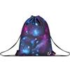 Seven Sakky Bag The Double FREE SHINE, Blu, Sacca monoscomparto, Chiusura con coulisse, Scuola media e superiore, Sport, Ragazza