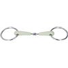 Tnfeeon Filetto a Bocca di Cavallo in Acciaio Inossidabile da 130 Mm, Comodo Anti- con Catena per Attrezzatura da Allenamento Equestre