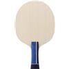Allthingstore Racchetta da ping pong professionale a 7 strati in fibra di carbonio con nucleo in Paulownia per attacchi rapidi - impugnatura Shakehand 255 mm blu