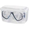 Generico 1 scatola portaoggetti extra large per maschera subacquea (19,5x10x12,5 cm) - custodia antipolvere XXL in PP per diversi occhialini da sub e maschere da snorkeling - ideale per viaggi e sport