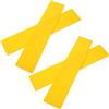SOESFOUFU Kit 4pezzi Marcatore Piatto per Allenamento Tennis in TPE Giallo Design Creativo per Basket e Altri Sport