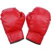 JOINPAYA Guanti da Boxe per Regolabili Fodera Traspirante in Pu e Spugna per Allenamento Sacco e Boxe Rosso Stile Moderno