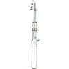Allthingstore Canna da pesca telescopica da 1,8 m, in fibra di carbonio, con porta mulinello, portatile, per pesca alla trota, spigola, escursionismo, zaino in spalla, 35 cm, chiusa (B-1,6 m + 20 cm)