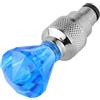 TEHAUX Set 7 Pezzi Luci LED per Valvole Bicicletta Blu Luminoso Sicurezza Notturna Accessori per Ruote Bici