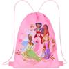 Disney Sacca Sportiva per Bambini, Borsa Coulisse, Zaino Sportivo Piscina, Nuoto, Mare, 38 x 29 cm (Rosa Princesse)