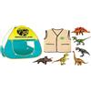 Tenda Avventura Dinosauri, Tenda Per Interni Ed Esterni, Set Da Gioco Dinosauri