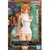 BANPRESTO One Piece DXF ~ THE GRANDLINE SERIES ~ Figura NAMI testa d'uovo...