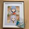 Sotsugo no Frieren Blu ray Bonus Character Framing Print & Keychain Limited