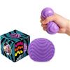 MEBSJY Fuzz Ball Squishy - Palla antistress, a forma di onde, con particelle in rilievo, per alleviare lo stress, giocattolo sensoriale per bambini e adulti (viola)