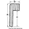 Osculati Profilo in teak f.71.042.00 , 1 pezzo