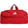 Adidas Tiro League Dufflebag Borsa sportiva - IB8655, Colore:Rosso, Accessori:M