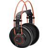 AKG K712 PRO Cuffie Cablato a Padiglione MUSICA Nero Arancione