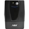 ADJ UPS Gruppo di Continuità 650-02102 2100VA Line Interactive Desktop 6 Uscite IEC RJ11/45 Display LCD Nero