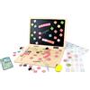 PLANÈTE BOIS - Computer Lavagna Magnetica - FSC - 030241 - Montessori - Multicolore - Legno - Gioco per Bambini - Lavagna - Il Mio Primo Computer Portatile - 30 cm x 22 cm - A Partire dai 3 Anni