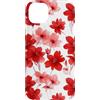 Floral Aesthetic Flower Botanical Gifts Custodia per iPhone 14 Plus Fiori di campo botanici da giardino fiorito rosso e rosa